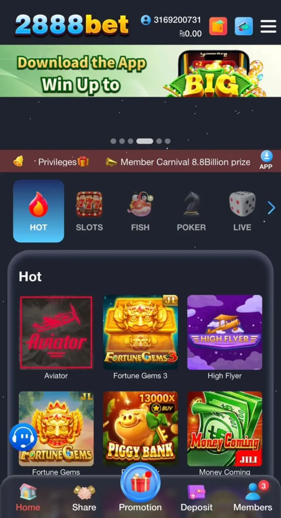 2888bet game